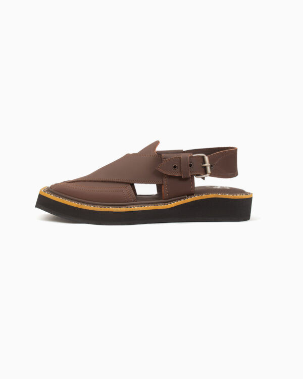 Matte Brown Kaptaan Chappal (CK-101) - Image 6