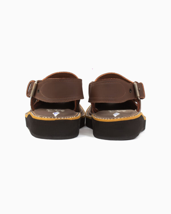 Matte Brown Kaptaan Chappal (CK-101) - Image 4