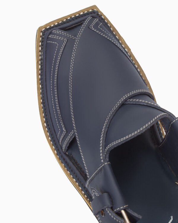 Matte Navy Kaptaan Chappal (CK-103) - Image 4