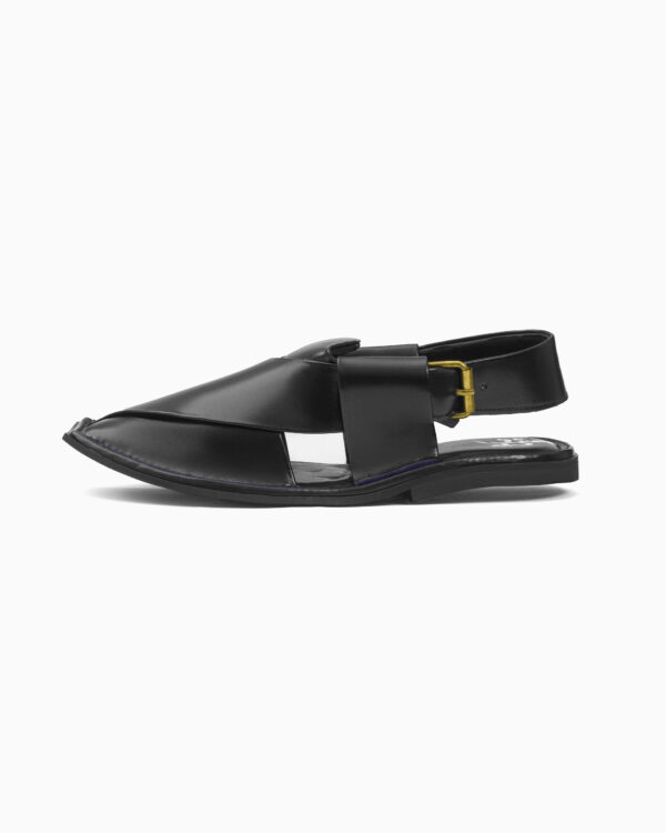 Classy Black Peshawari Chappal (CK202) - Image 2