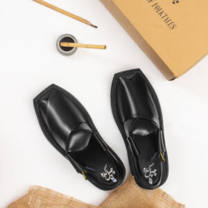 Classy Black Peshawari Chappal (CK202)