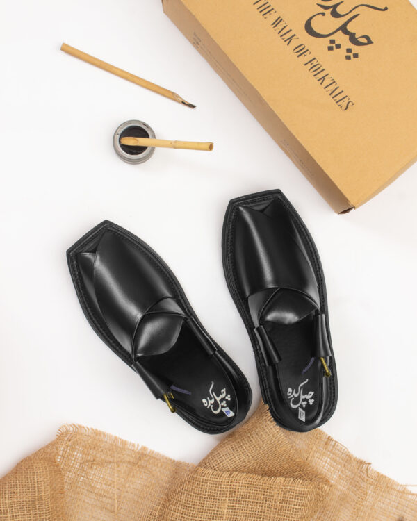 Classy Black Peshawari Chappal (CK202)